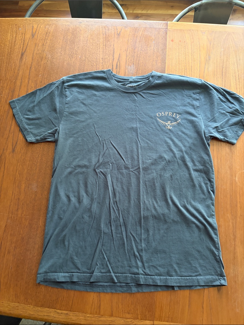 OSPREY Men's Short Sleeve Tee in Slate Blue with White Logo